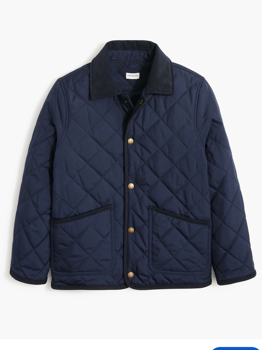 Crewcuts Navy Boy's Fiekd Jacket XXS (2-3)
